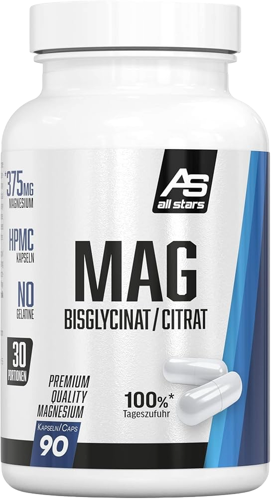 All Stars Pure MAG Magnesium Supplement 90 porties
